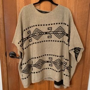 Aztec style poncho